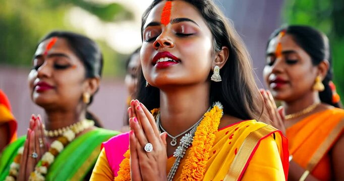 Devotees Singing Bhajans for Lord Shiva