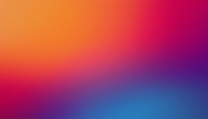 Obraz premium Background grainy orange purple abstract noise texture pink red blue retro gradient banner