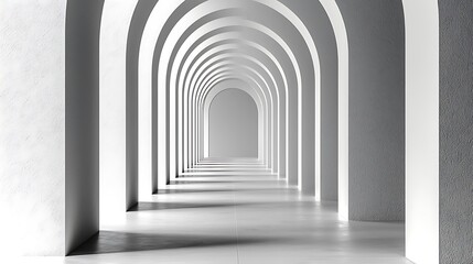 Obraz premium Architectural archway perspective