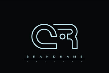 QR Technology Letter  Logo Template. This tech letter logo is a graphic mark that uses letters to represent a technology company.