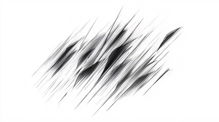 Obraz premium Manga-style angled lines depicting motion and speed