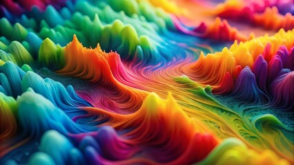 Fototapeta premium Abstract Colorful 3D Render