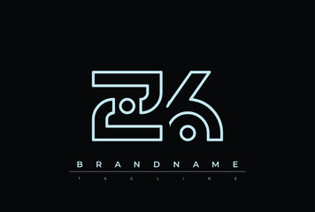 ZK Technology Letter  Logo Template. This tech letter logo is a graphic mark that uses letters to represent a technology company.