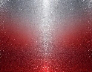 Obraz premium An abstract gradient of silver and red with a shimmering texture, evoking a sense of depth and vibrancy.