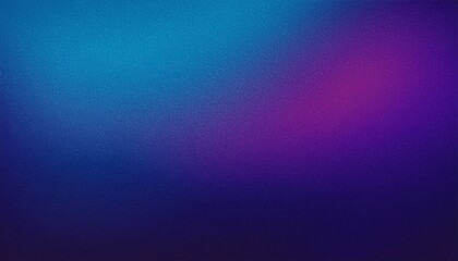 Obraz premium Grainy gradient background blue purple dark grain texture retro abstract banner header poster backdrop design