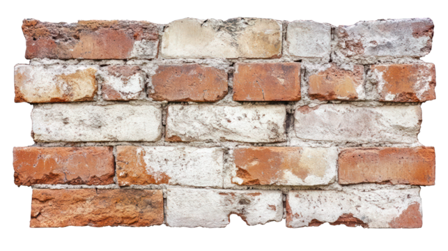 A rustic wall texture blending warm terracotta and soft neutrals, giving a vintage ambiance, isolated on white --ar 16:9 - Powered by Adobe