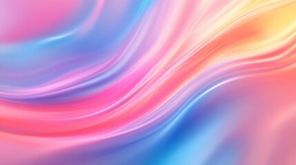 Fototapeta premium Abstract colorful flowing lines background. Possible use Graphic design