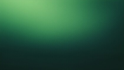 Obraz premium Green gradient background grainy glowing light and dark backdrop noise texture effect banner header design copy space