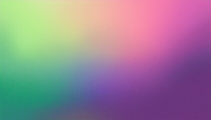 Obraz premium Light vertical grainy gradient background purple pink green subtle pastel color gradient banner design noise texture