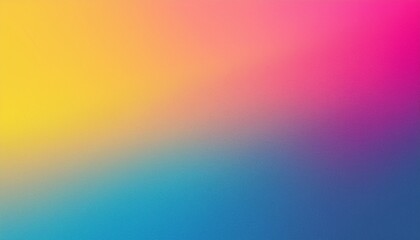 Obraz premium Pink yellow blue grainy gradient vertical background retro noise texture mobile wallpaper abstract design