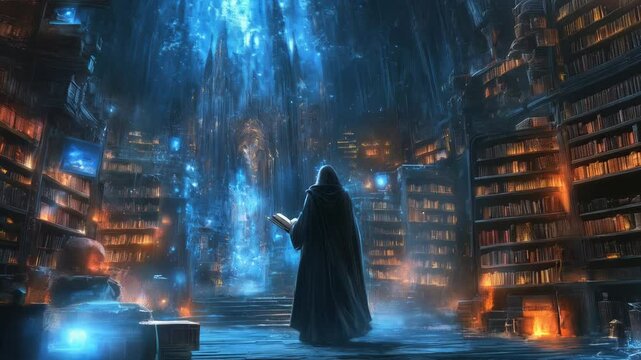 Mystic Library: A Sorcerer's Sanctum