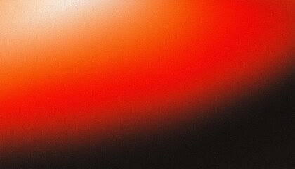 Red orange white black grainy gradient background abstract banner poster backdrop design glowing noise texture effect