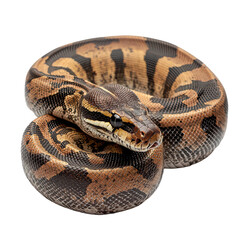 Obraz premium A Boa Constrictor isolated on transparent background, PNG