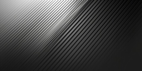 Obraz premium Black background with diagonal lines and gradients, minimalist style