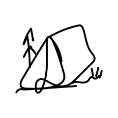 Vector Doodle Illustrations in various abstract shapes
