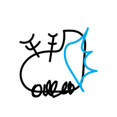 Obraz premium Vector Doodle Illustrations in various abstract shapes