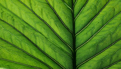 abstract closeup macro photography of green organic foliage texture leaves leaf background and design material generative ai
