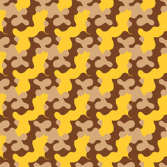 Ornamental doodle seamless pattern featuring hand-drawn shapes. 