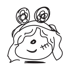 Vector Doodle Illustrations in various abstract shapes