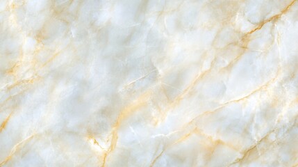 Fototapeta premium A smooth, elegant marble texture featuring soft whites and delicate golden veins, suitable for backgrounds, interior design projects, or luxury branding applications