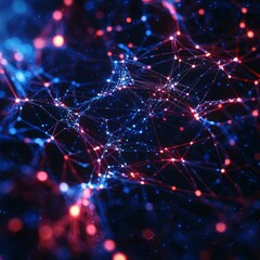 Obraz premium Abstract technology background. Big data visualization. Graphic concept for your design