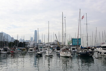 Fototapeta premium HongKong Causeway Bay Typhoon Shelter