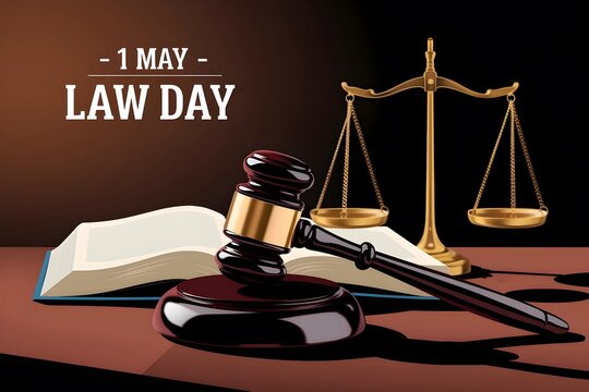 1 May - Law Day Celebration with Justice Symbols