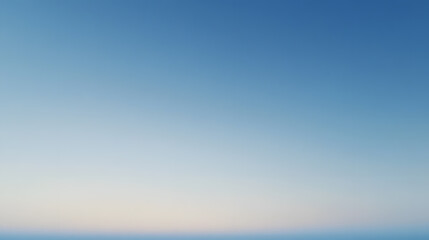 Minimalist Blue Gradient on Blank Background