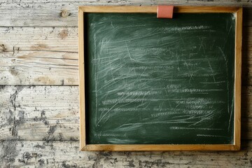 A pastel-colored chalkboard with texture, providing a creative backdrop for educational presentations and learning strategy discussions