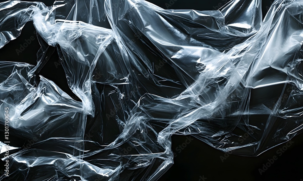 Poster abstract plastic wrap background creating a dynamic and textured surface