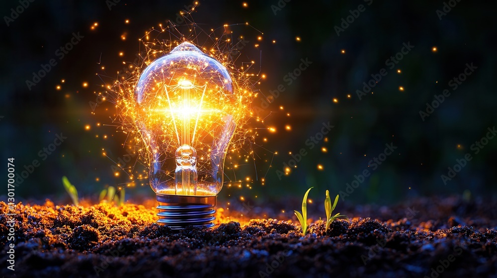 Poster captivating abstract maze structure glowing softly with a central orb of mesmerizing radiance and en