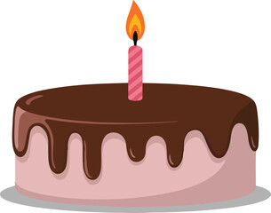 birth day cake stickers chocolate