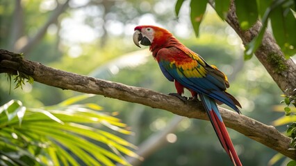 scarlet macaw parrot