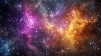 Obraz premium Cosmic Nebula Stellar Cloudscape. Background Space exploration, science fiction. Use Education, art