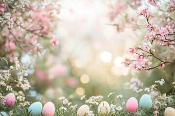 easter eggs in spring