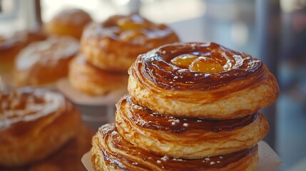 Glazed Danish Pastry / グレーズのかかったデニッシュペストリー