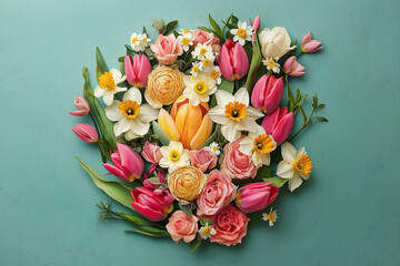 bouquet of colorful flowers