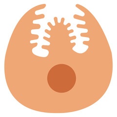 Parietal cell colored icon