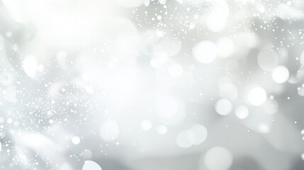 Fototapeta premium Creating elegance luxurious white and silver glitter background digital design modern workspace stylish ambiance