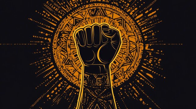 Celebrating black history month community events local parks digital artwork vibrant atmosphere reflective perspective