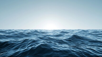 Fototapeta premium Soothing aerial view ocean photography serene environment bird's eye view mesmerizing soft waves