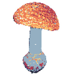 Red spotted mushroom pixel art