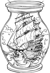 aquarium, pottery, decoration, object, art, container, porcelain, clay, traditional, jug, craft, ceramics, china, jar, bowl, old, tea, culture, pattern, teapot, pitcher, vintage, design, sea