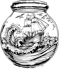 aquarium, pottery, decoration, object, art, container, porcelain, clay, traditional, jug, craft, ceramics, china, jar, bowl, old, tea, culture, pattern, teapot, pitcher, vintage, design, sea