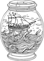 aquarium, pottery, decoration, object, art, container, porcelain, clay, traditional, jug, craft, ceramics, china, jar, bowl, old, tea, culture, pattern, teapot, pitcher, vintage, design, sea