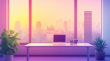 work from home with laptop 