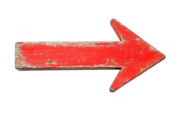 red arrow up line hand drawn  
