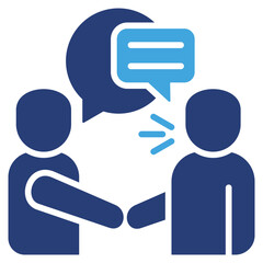 Talking Two Color Icon