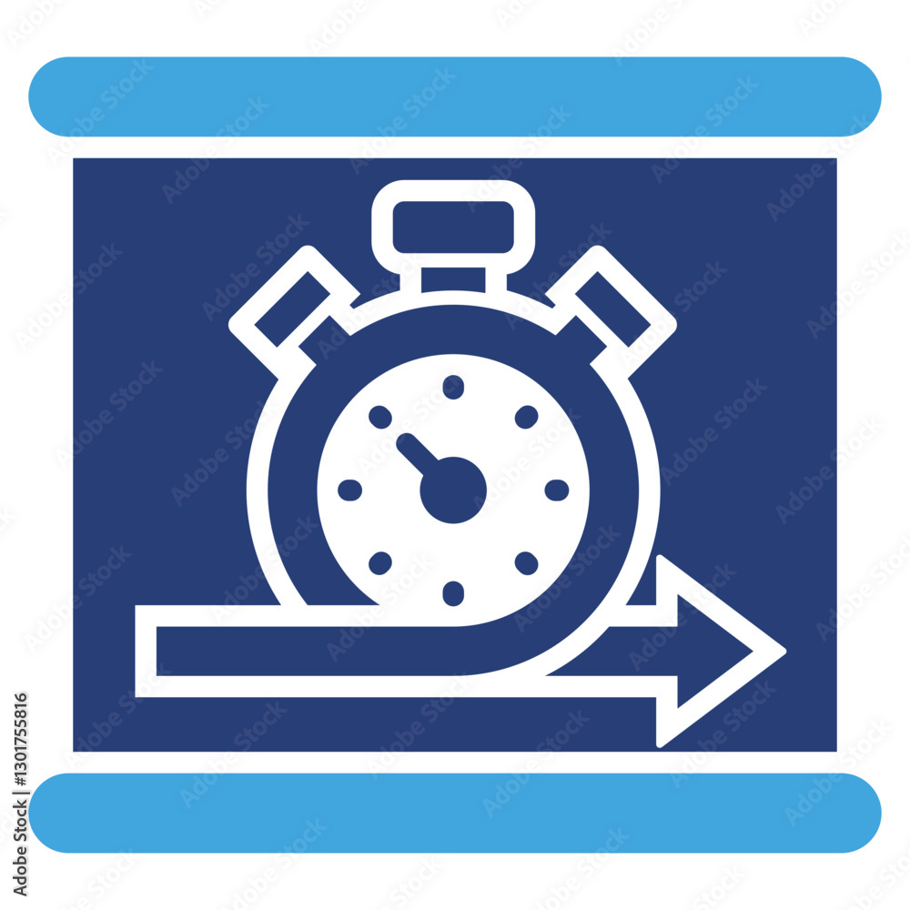 Poster Agile Two Color Icon