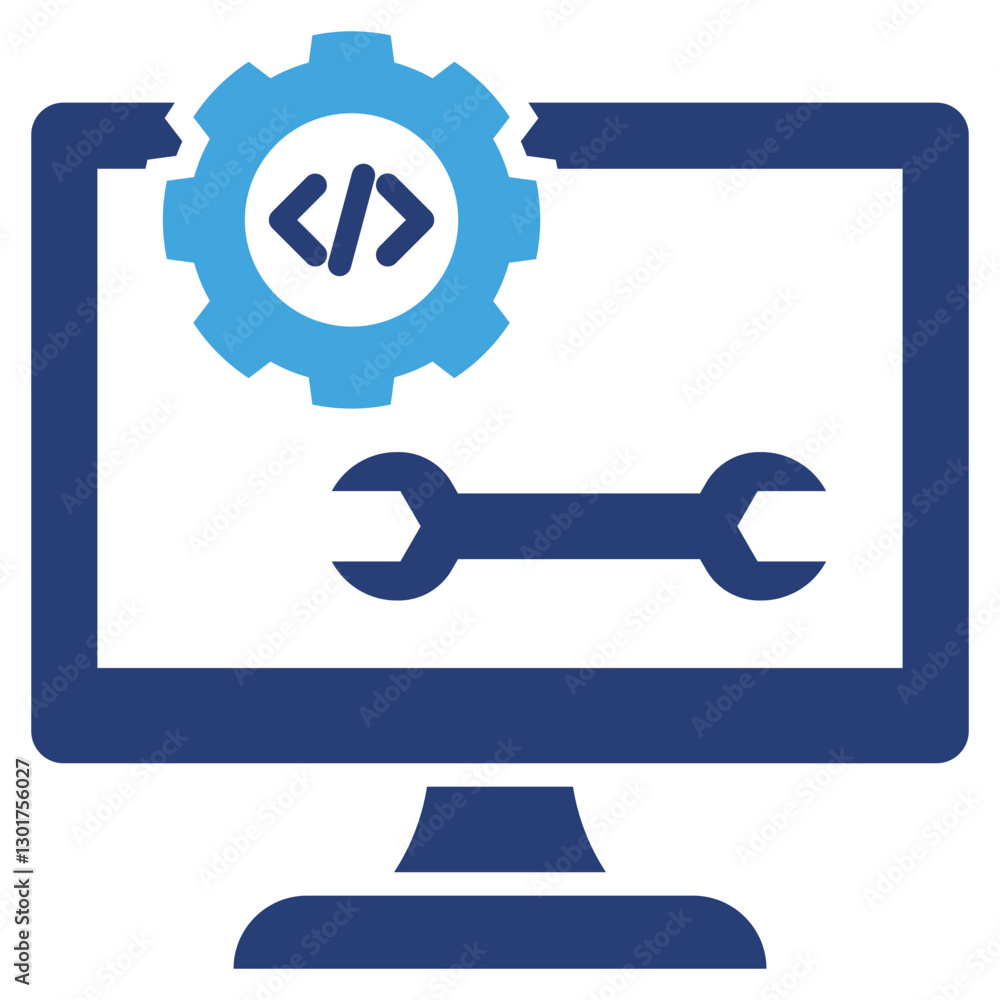 Poster Configuration Two Color Icon